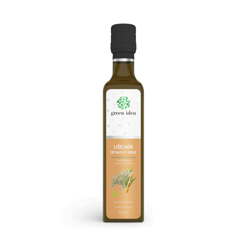 GREEN IDEA Sirup lišejník islandský třtinový 250 ml