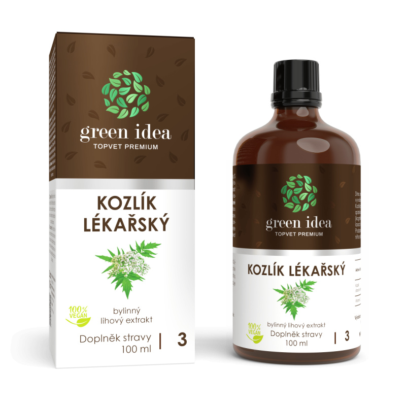 GREEN IDEA Kozlík lékařský bylinný extrakt 100 ml