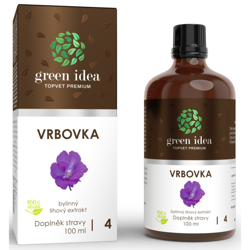 GREEN IDEA Vrbovka bylinný lihový extrakt 100 ml