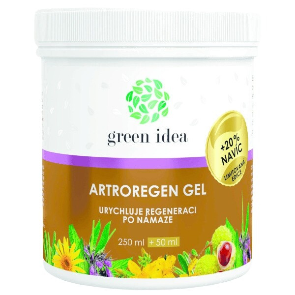 Green idea Artroregen gel 250+50 ml limitovaná edice