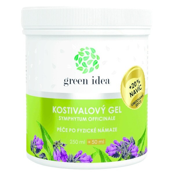 Green idea Kostivalový gel 250+50 ml limitovaná edice