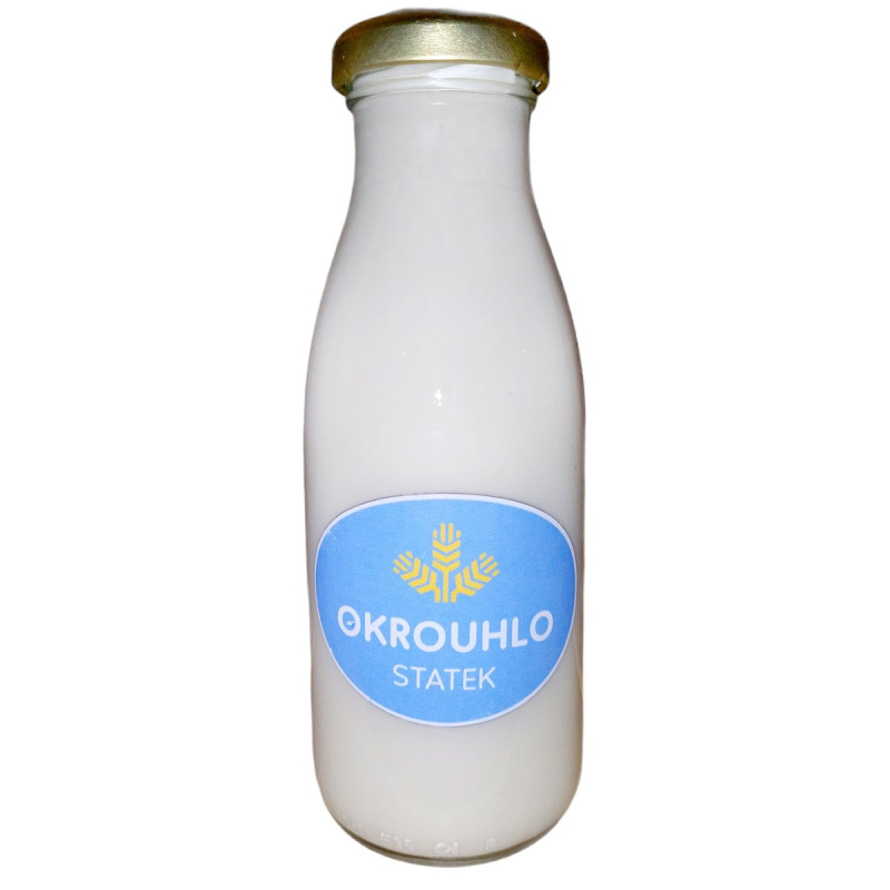 Statek Okrouhlo Kefír bílý