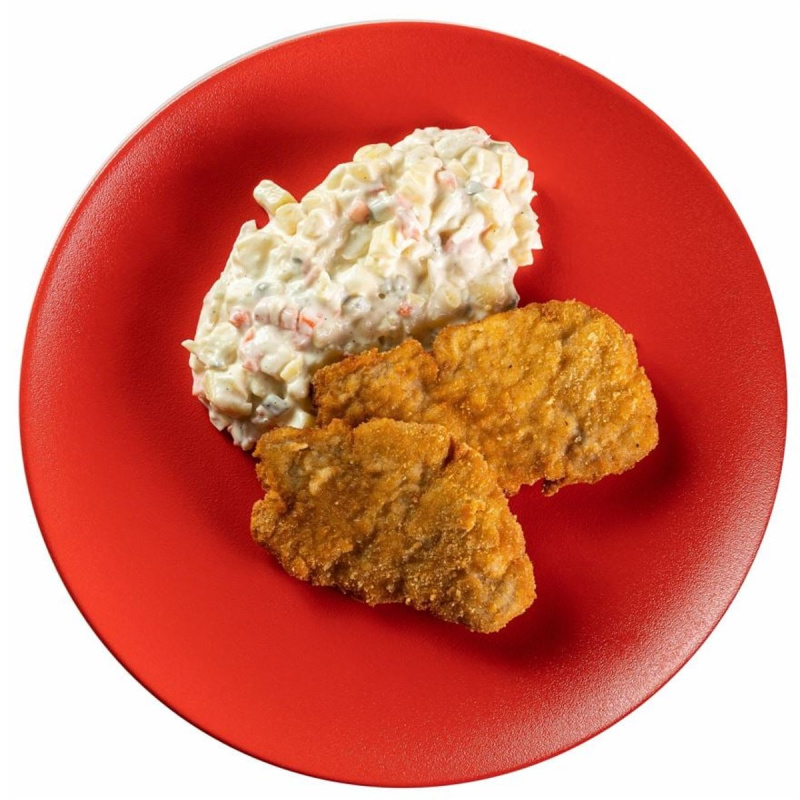 Kuřecí řízek s bramborovým salátem od Honzy Bureše