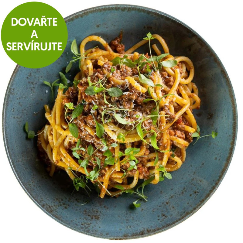 Spaghetti s boloňským ragú z Pasta Fresca