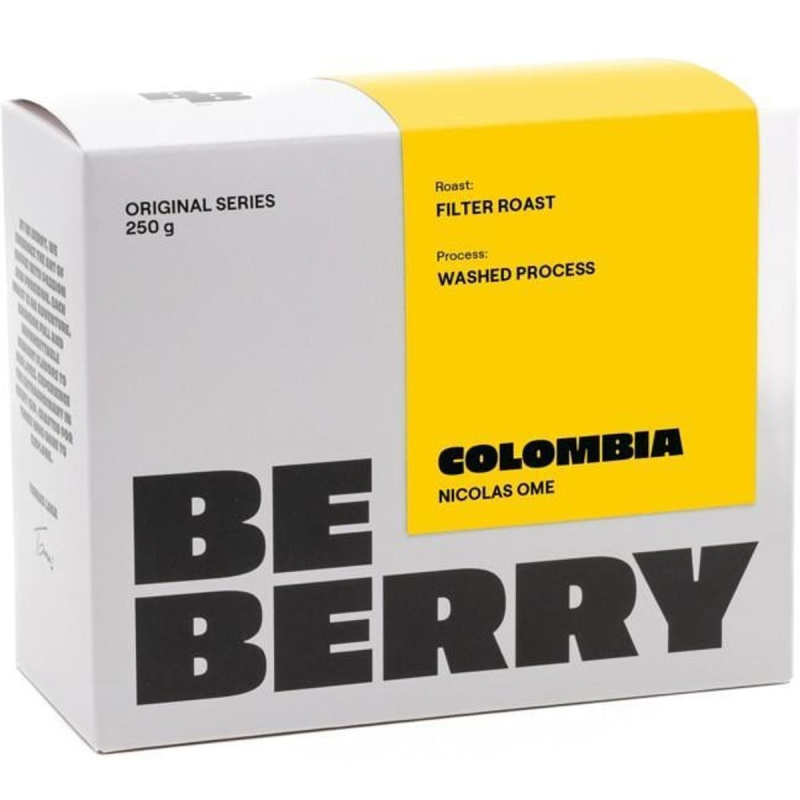 BeBerry Coffee Kolumbie Nicolas Ome filtr zrnková káva
