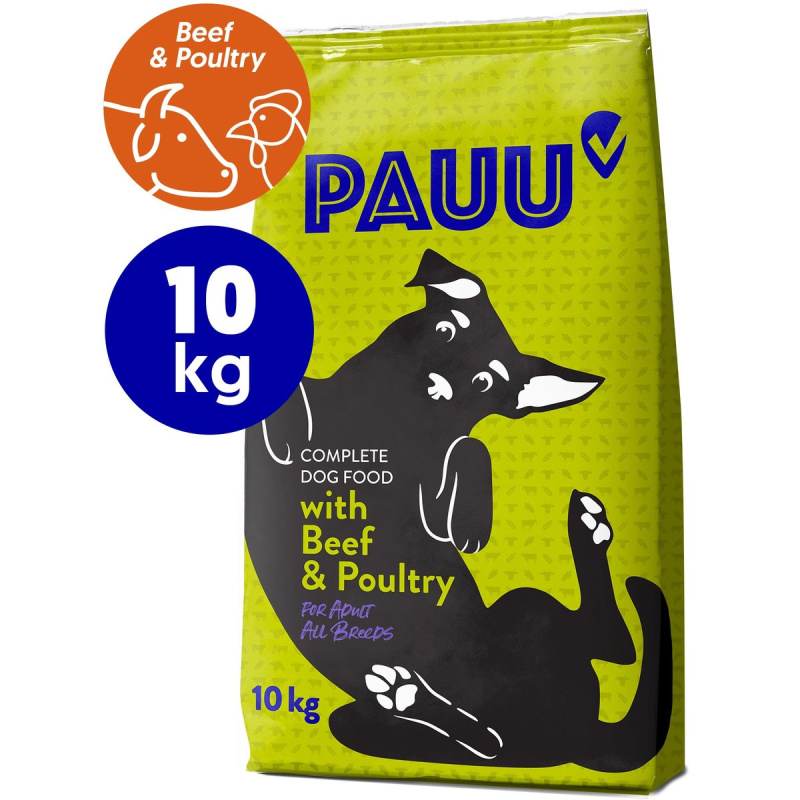 Pauu Granule s hovězím a drůbežím pro psy