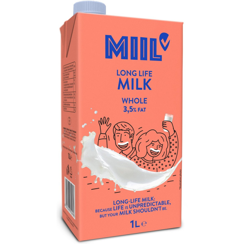 Miil Trvanlivé plnotučné mléko 3,5%