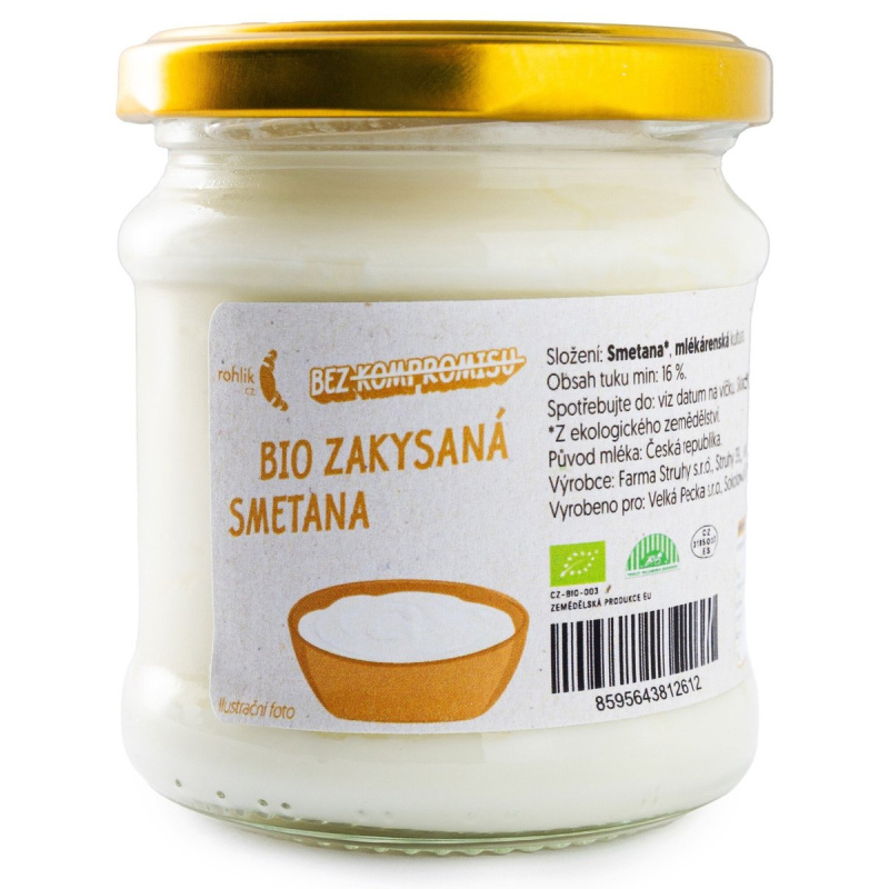 Rohlik.cz BIO Zakysaná smetana