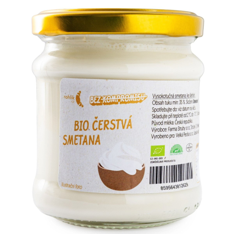 Rohlik.cz BIO Čerstvá smetana