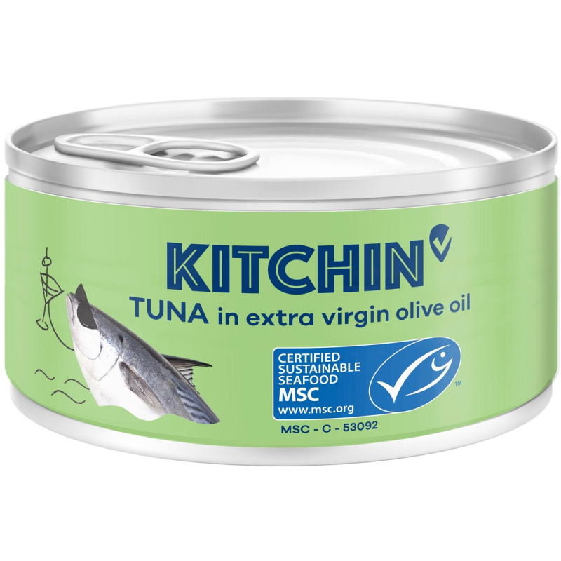 Kitchin Tuňák celý v extra panenském olivovém oleji