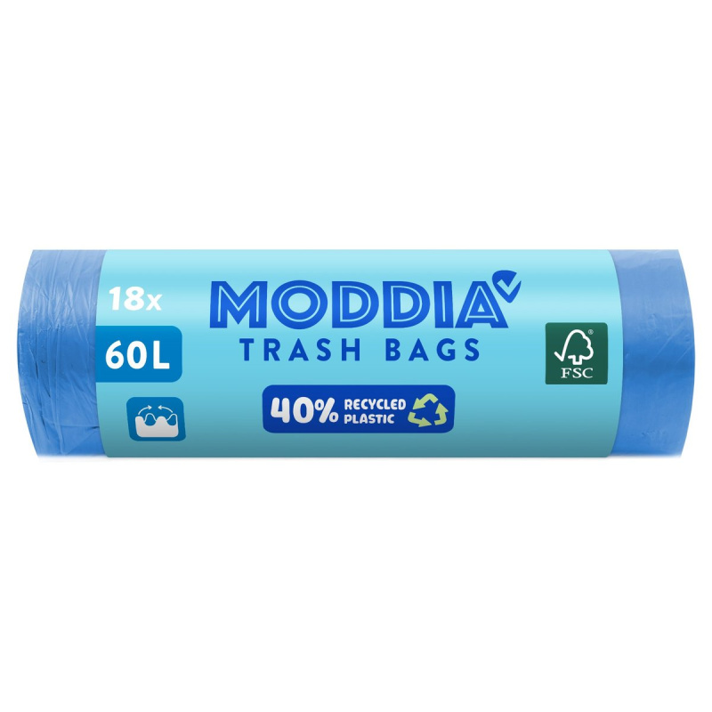 Moddia Odpadkové pytle 60 l zavazovací