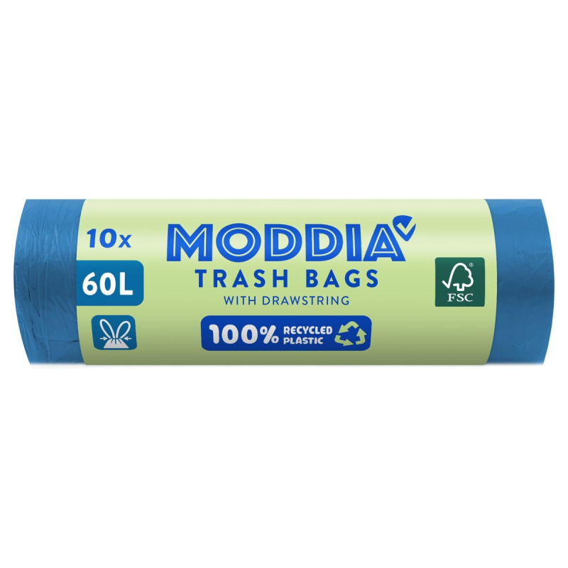 Moddia Odpadkové pytle 60 l se zatahovací páskou