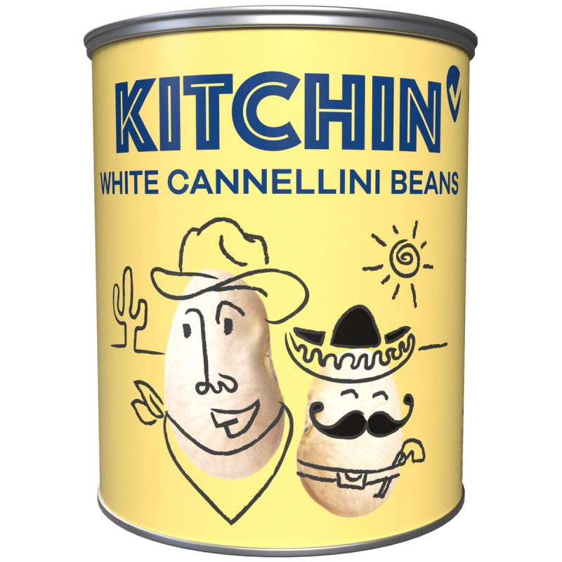 Kitchin Bílé fazole Cannellini v mírně slaném nálevu