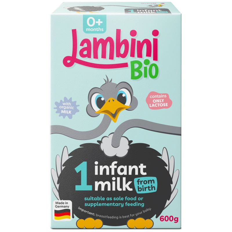 Lambini BIO Počáteční mléčná kojenecká výživa 1