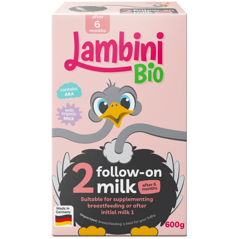 Lambini BIO Pokračovací mléčná kojenecká výživa 2