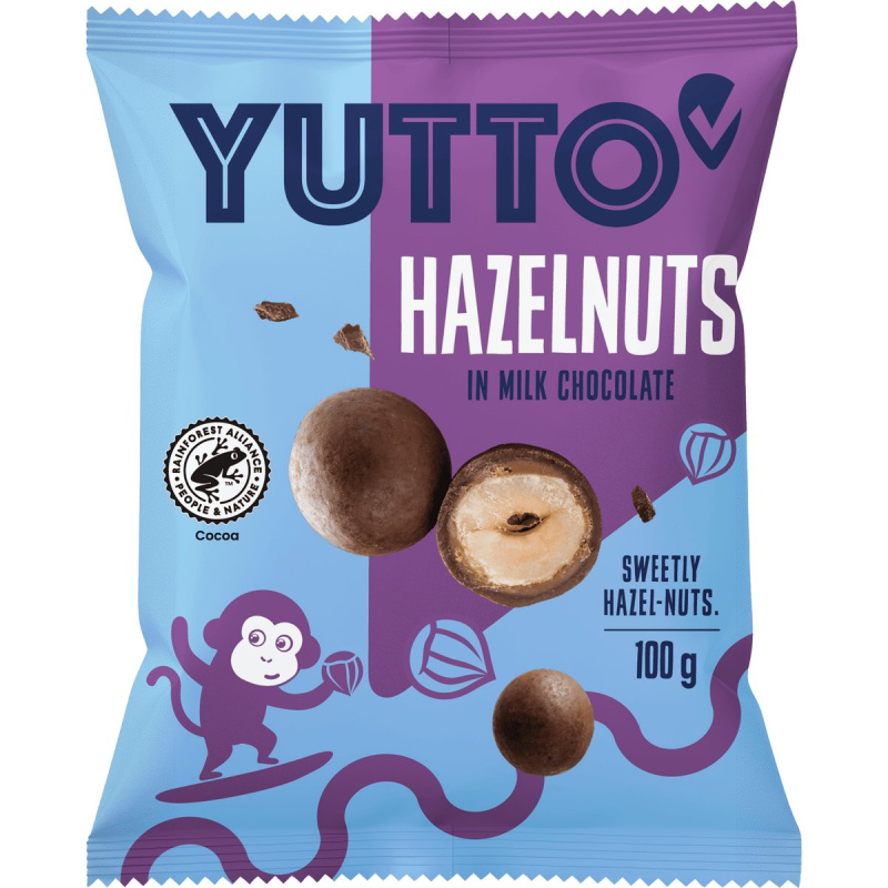 Yutto Lískové ořechy v mléčné čokoládě