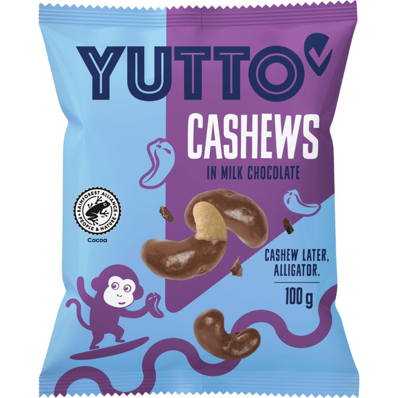 Yutto Kešu v mléčné čokoládě