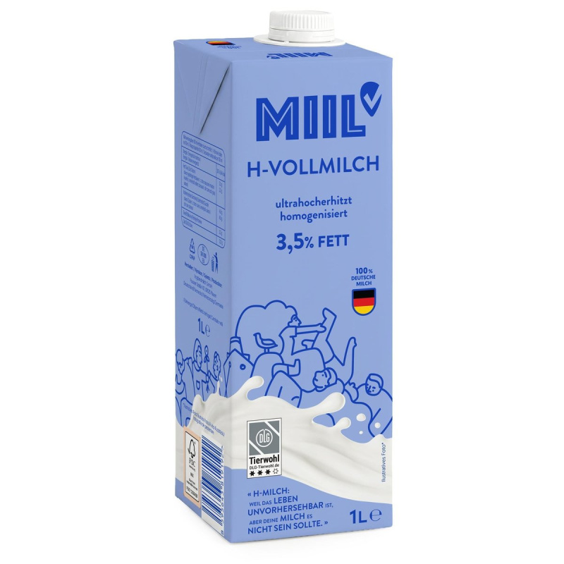 Miil UHT trvanlivé mléko plnotučné 3,5%