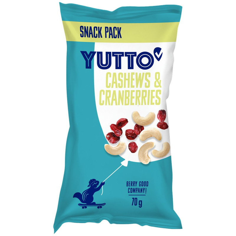 Yutto Kešu ořechy a brusinky