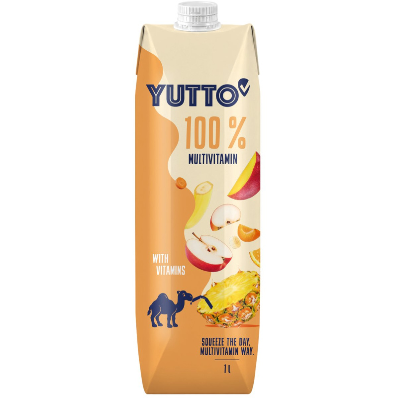 Yutto Džus multivitamín 100%