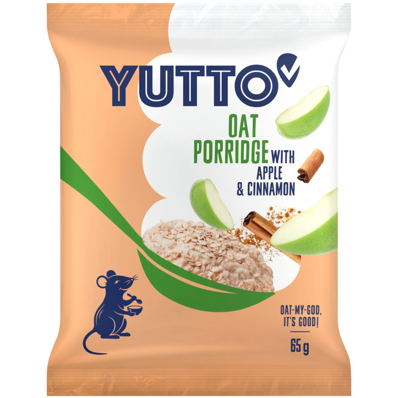 Yutto Ovesná kaše s jablky a skořicí