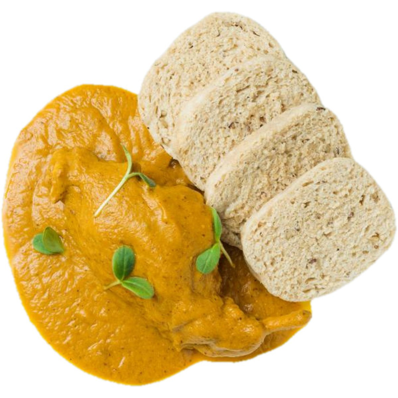 Balanced food Králičí stehno ala svíčková, vícezrnný knedlík ze Zátiší