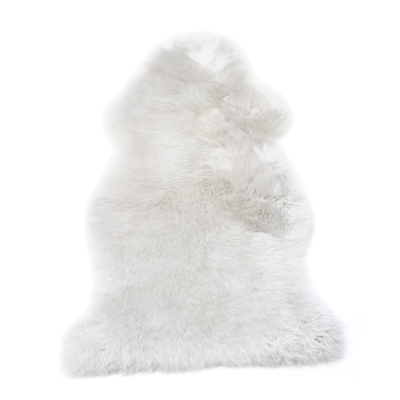 LUANA Pravá ovčí kůže bílá 60 x 85 cm