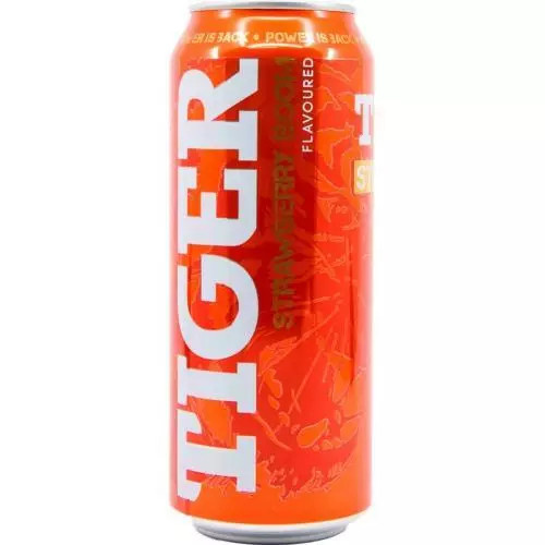 Tiger energetický nápoj jahoda 0,5L