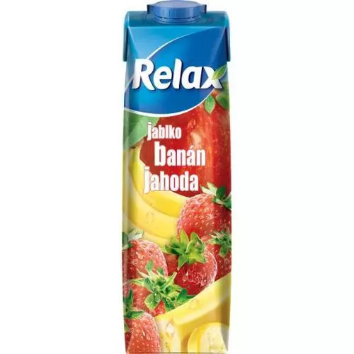 Relax džus jahoda a banán 1L