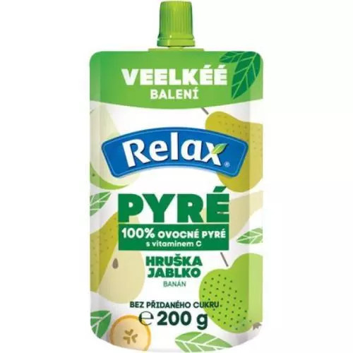Relax Pyré 100% hruška, jablko a banán