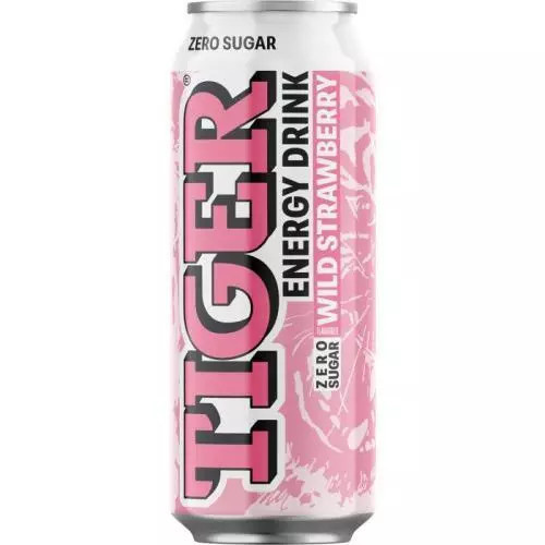 Tiger energetický nápoj zero wild strawberry 0,5L