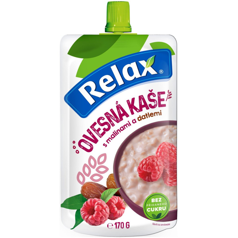 Relax Kapsička ovesná kaše, malina a datle