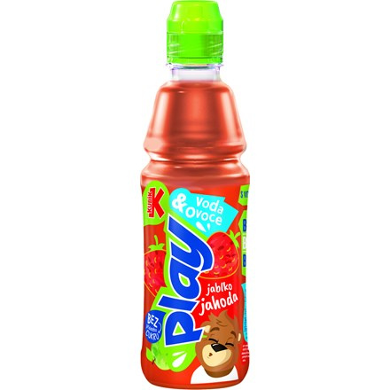 Kubík Play Voda + ovoce příchuť Jahoda