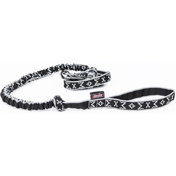 MANMAT Vodítko pro psy s amortizérem stříbrná 175-230 cm