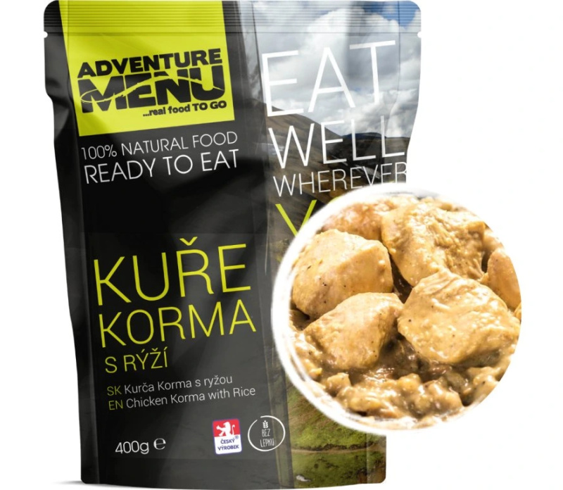 Kuře Korma s rýží - Adventure Menu