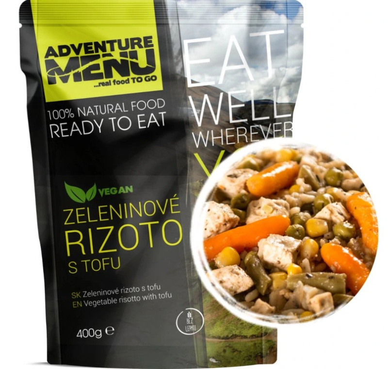 Zeleninové rizoto s tofu - Adventure Menu