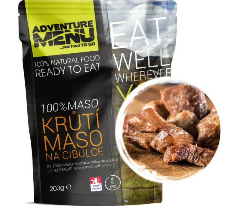 Krůtí maso na cibulce - Adventure Menu