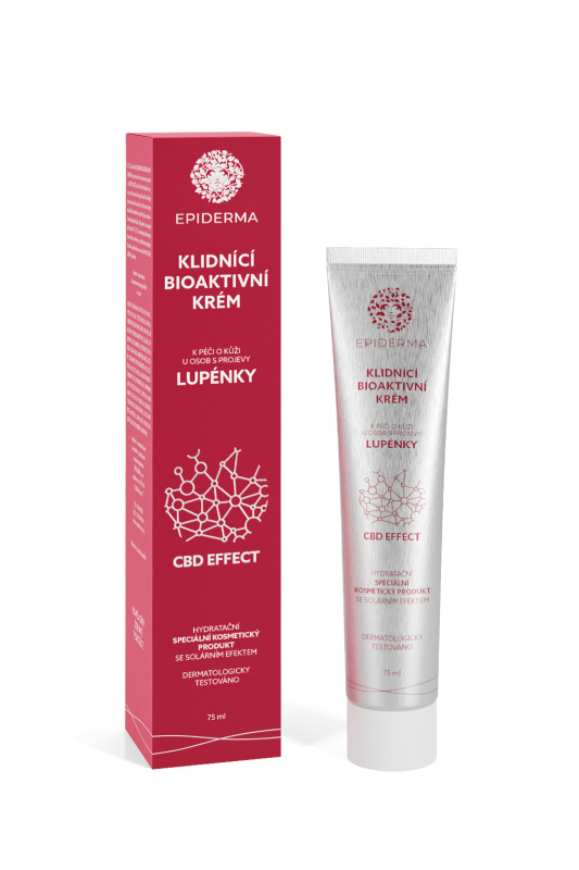 EPIDERMA Bioaktivní CBD krém při Lupénce 75 ml