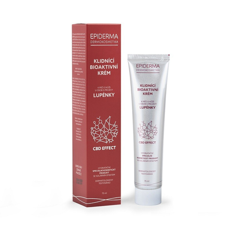 EPIDERMA Bioaktivní CBD krém při Lupénce 75 ml