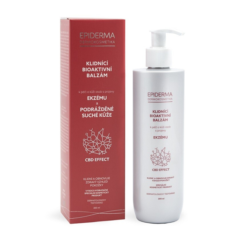 Epiderma Bioaktivní konopný balzám na ekzém, 300ml