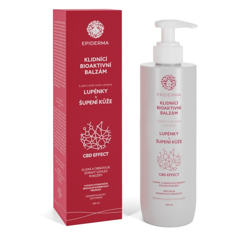 Epiderma CBD Bioaktivní balzám na lupénku, 300ml