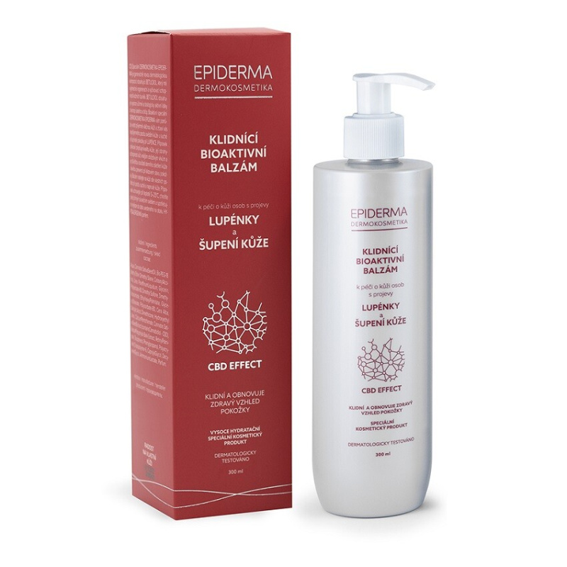 Epiderma CBD Bioaktivní balzám na lupénku, 300ml