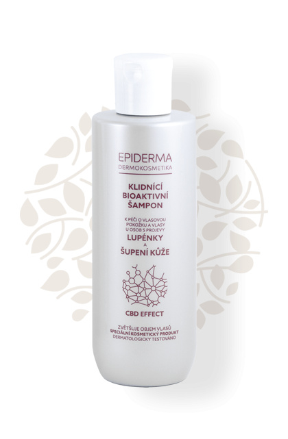 Epiderma CBD Bioaktivní šampón lupénka a seborea, 200ml