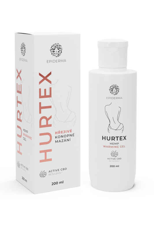 Epiderma Hurtex Hřejivé konopné mazání 200 ml