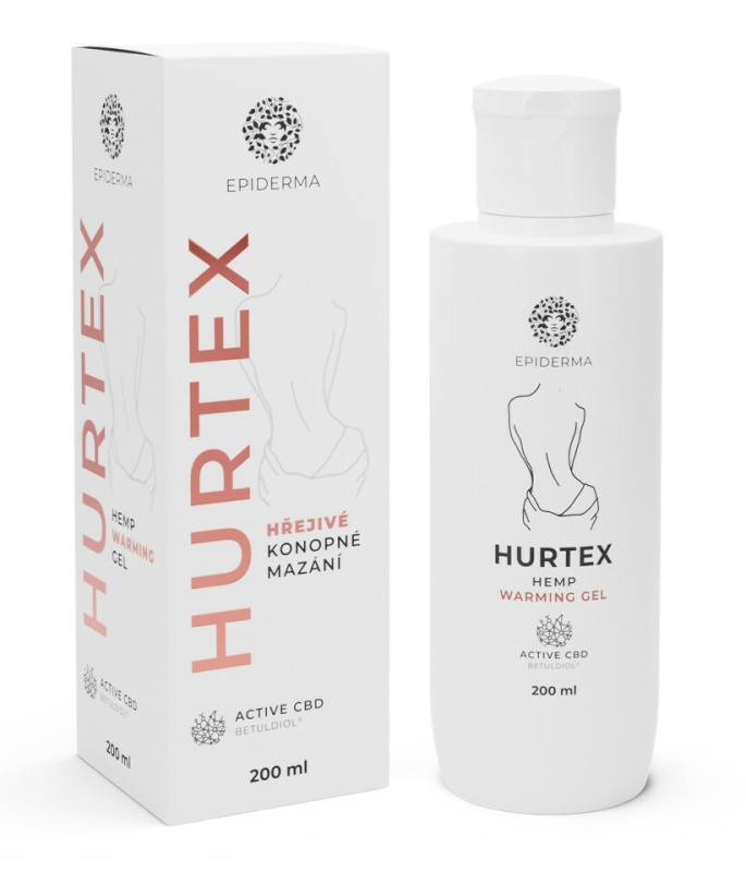 Epiderma Hurtex Hřejivé konopné mazání 200 ml