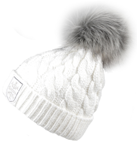 Dámská zimní čepice sherpa nell ii bílá uni