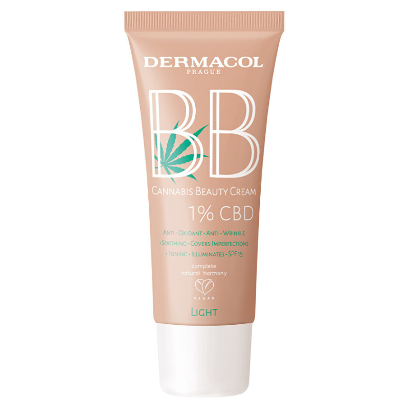 Dermacol Cannabis Beauty Cream BB krém s CBD odstín no.2 Medium 30 ml