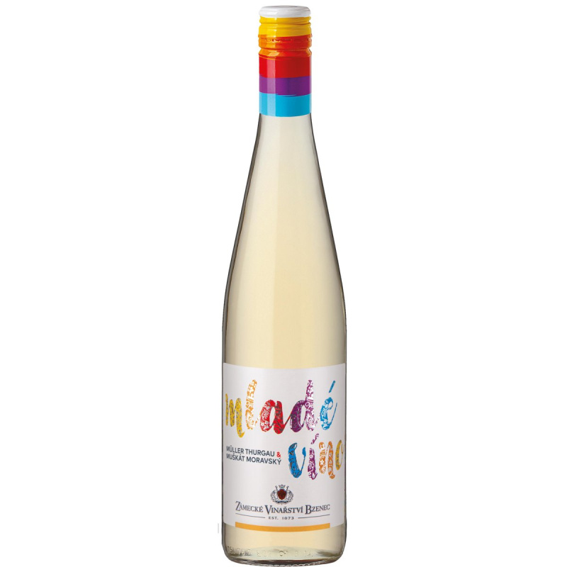 Zámecké vinařství Bzenec Müller Thurgau + Moravský Muškát mladé víno