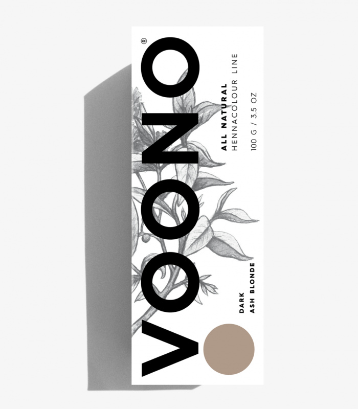 VOONO Dark ash blonde, barva na vlasy, 100g