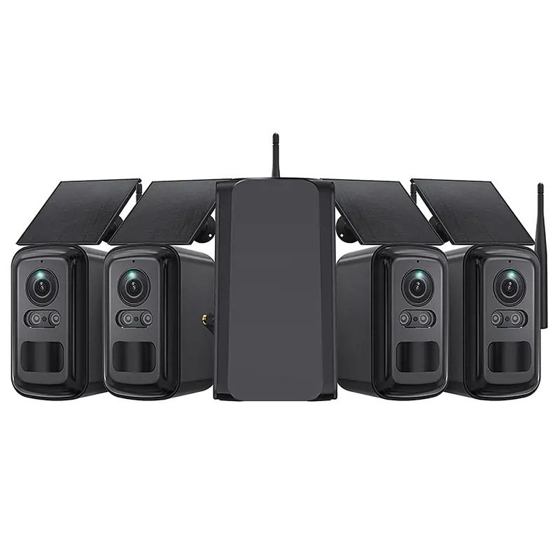 Set solárních kamer Viking HUB S04/8000 mAh/ mobilní aplikace/ outdoor